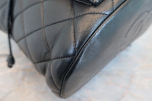 CHANEL/シャネル マトラッセチェーンリュック ラムスキン ブラック/ゴールド金具 リュック 700070030