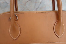 Load image into Gallery viewer, HERMES BOLIDE 35 Box carf leather Natural □C Engraving Shoulder bag 600070027
