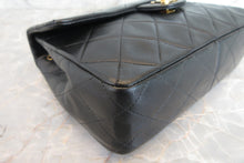 将图片加载到图库查看器，CHANEL/香奈儿 迷你CF 单盖 链条包 羊皮 Black/Gold hadware(黑色/金色金属) 肩背包 700060145

