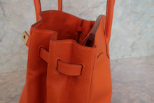 画像をギャラリービューアに読み込む, HERMES／エルメス バーキン35 トゴ オレンジ □E刻印 ハンドバッグ 800010047
