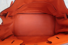 画像をギャラリービューアに読み込む, HERMES／エルメス バーキン35 トゴ オレンジ □E刻印 ハンドバッグ 800010047
