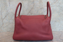 Load image into Gallery viewer, HERMES LINDY 30 Clemence leather Bois de rose □O Engraving Shoulder bag 700090129
