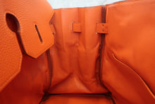 画像をギャラリービューアに読み込む, HERMES／エルメス バーキン35 トゴ オレンジ □E刻印 ハンドバッグ 800010047
