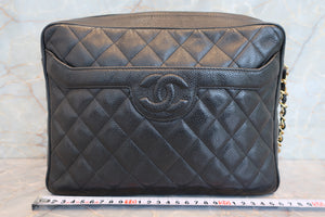 CHANEL/シャネル マトラッセフリンジチェーンショルダーバッグ キャビアスキン ブラック/ゴールド金具 ショルダーバッグ 700040061