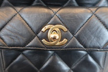 画像をギャラリービューアに読み込む, CHANEL/シャネル マトラッセチェーンリュック ラムスキン ブラック/ゴールド金具 リュック 700070030
