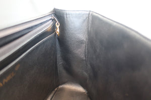 CHANEL/シャネル 中マトラッセシングルフラップチェーンショルダーバッグ ラムスキン ブラック/ゴールド金具 ショルダーバッグ 700080072