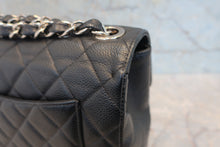 Load image into Gallery viewer, CHANEL Medium Matelasse single flap double chain shoulder bag Caviar skin Black/Silver hadware Shoulder bag 800020197
