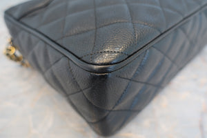 CHANEL/シャネル マトラッセフリンジチェーンショルダーバッグ キャビアスキン ブラック/ゴールド金具 ショルダーバッグ 700040061