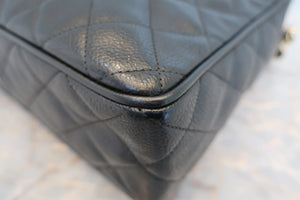 CHANEL/シャネル マトラッセフリンジチェーンショルダーバッグ キャビアスキン ブラック/ゴールド金具 ショルダーバッグ 700040061