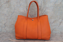 Load image into Gallery viewer, HERMES GARDEN PARTY PM Negonda leather Orange □N Engraving Tote bag 600040114
