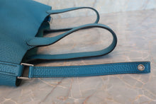 Load image into Gallery viewer, HERMES PICOTIN LOCK MM Clemence leather Blue izmir □Q Engraving Hand bag 600080113
