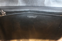 Load image into Gallery viewer, CHANEL Medium Matelasse single flap double chain shoulder bag Caviar skin Black/Silver hadware Shoulder bag 800020197
