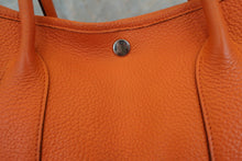 Load image into Gallery viewer, HERMES GARDEN PARTY PM Negonda leather Orange □N Engraving Tote bag 600040114
