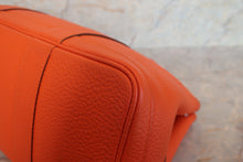 Load image into Gallery viewer, HERMES GARDEN PARTY PM Negonda leather Capucine □Q Engraving Tote bag 700110166
