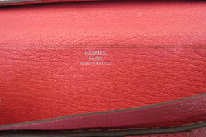 HERMES／エルメス ベアンスフレ シェーブル ローズアザレ A刻印 財布 700020122