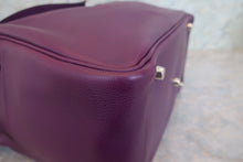 将图片加载到图库查看器，HERMES LINDY 30 Evercolor leather Anemone □R刻印 Shoulder bag 800010012
