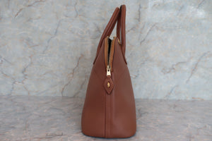 HERMES BOLIDE 35 Graine Couchevel leather Brown Shoulder bag 600070011