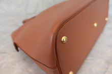 将图片加载到图库查看器，HERMES BOLIDE 35 Graine Couchevel leather Brown Shoulder bag 600070011
