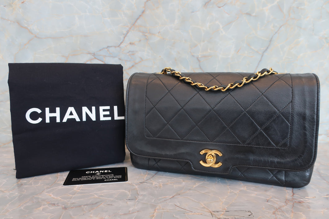 CHANEL/シャネル マトラッセチェーンショルダーバッグ ラムスキン ブラック/ゴールド金具 ショルダーバッグ 700070010