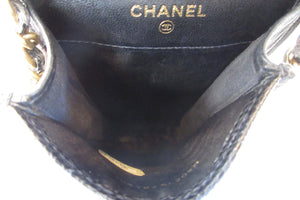 CHANEL/シャネル ココマークミニチェーンショルダーバッグ キャビアスキン ブラック/ゴールド金具 ショルダーバッグ 700010110