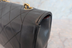 CHANEL/シャネル マトラッセチェーンショルダーバッグ ラムスキン ブラック/ゴールド金具 ショルダーバッグ 700070010