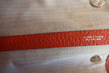 Load image into Gallery viewer, HERMES GARDEN PARTY PM Negonda leather Capucine □Q Engraving Tote bag 700110166
