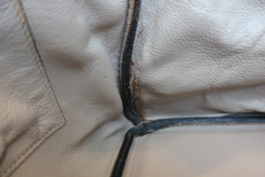 HERMES BIRKIN 40 Clemence leather Gris tourterelle/Matte silver hadware □E Engraving Hand bag 700030026