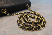 将图片加载到图库查看器，CHANEL/香奈儿 迷你CF 单盖 链条包 羊皮 Black/Gold hadware(黑色/金色金属) 肩背包 700100176
