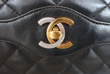 画像をギャラリービューアに読み込む, CHANEL/シャネル パリ限定マトラッセダブルフラップチェーンショルダーバッグ ラムスキン ブラック/ゴールド金具 ショルダーバッグ 800010017
