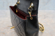 将图片加载到图库查看器，CHANEL/香奈儿 迷你CF 单盖 链条包 羊皮 Black/Gold hadware(黑色/金色金属) 肩背包 700100176
