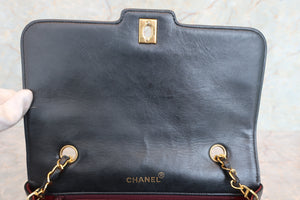 CHANEL/シャネル マトラッセチェーンショルダーバッグ ラムスキン ブラック/ゴールド金具 ショルダーバッグ 700070010