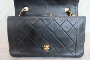 CHANEL/シャネル マトラッセチェーンショルダーバッグ ラムスキン ブラック/ゴールド金具 ショルダーバッグ 700070010