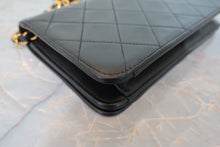 将图片加载到图库查看器，CHANEL/香奈儿 CF 按压锁 链条包 羊皮 Black/Gold hardware(黑色/金色金属) 肩背包 800090145
