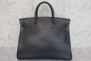 HERMES BIRKIN 40 Ardennes leather Black 〇W刻印 Hand bag 600100194