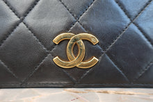 将图片加载到图库查看器，CHANEL/香奈儿 CF 按压锁 链条包 羊皮 Black/Gold hardware(黑色/金色金属) 肩背包 800090145
