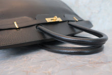 将图片加载到图库查看器，HERMES BIRKIN 40 Ardennes leather Black 〇W刻印 Hand bag 600100194
