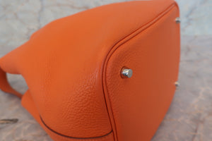 HERMES／エルメス ピコタンロックＭＭ トリヨンクレマンス オレンジ ハンドバッグ 700080065
