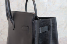 将图片加载到图库查看器，HERMES BIRKIN 40 Ardennes leather Black 〇W刻印 Hand bag 600100194
