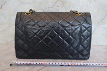 画像をギャラリービューアに読み込む, CHANEL/シャネル パリ限定マトラッセダブルフラップチェーンショルダーバッグ ラムスキン ブラック/ゴールド金具 ショルダーバッグ 800010035
