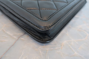 CHANEL/シャネル マトラッセフリンジチェーンショルダーバッグ ラムスキン ブラック/ゴールド金具 ショルダーバッグ 700070035