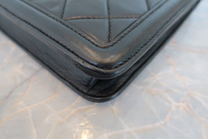 CHANEL/シャネル マトラッセフリンジチェーンショルダーバッグ ラムスキン ブラック/ゴールド金具 ショルダーバッグ 700070035