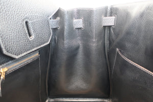 HERMES BIRKIN 40 Ardennes leather Black 〇W刻印 Hand bag 600100194