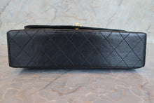 画像をギャラリービューアに読み込む, CHANEL/シャネル パリ限定マトラッセダブルフラップチェーンショルダーバッグ ラムスキン ブラック/ゴールド金具 ショルダーバッグ 800010035
