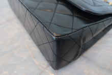 画像をギャラリービューアに読み込む, CHANEL/シャネル パリ限定マトラッセダブルフラップチェーンショルダーバッグ ラムスキン ブラック/ゴールド金具 ショルダーバッグ 800010035
