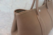 Load image into Gallery viewer, HERMES GARDEN PARTY PM Negonda leather Etoupe gray X Engraving Tote bag 600070047
