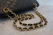 画像をギャラリービューアに読み込む, CHANEL/シャネル パリ限定マトラッセダブルフラップチェーンショルダーバッグ ラムスキン ブラック/ゴールド金具 ショルダーバッグ 800010035
