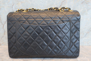 CHANEL/シャネル デカマトラッセシングルフラップチェーンショルダーバッグ ラムスキン ブラック/ゴールド金具 ショルダーバッグ 700040020