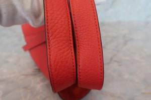 HERMES／エルメス ピコタンロックＰＭ トリヨンクレマンス ルージュクー Y刻印 ハンドバッグ 700080114