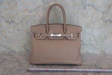 画像をギャラリービューアに読み込む, HERMES／エルメス バーキン30 トリヨンクレマンス トゥルティエールグレー □N刻印 ハンドバッグ 800080066
