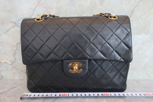 CHANEL/シャネル マトラッセWフラップWチェーンショルダーバッグ ラムスキン ブラック/ゴールド金具 ショルダーバッグ 700070029